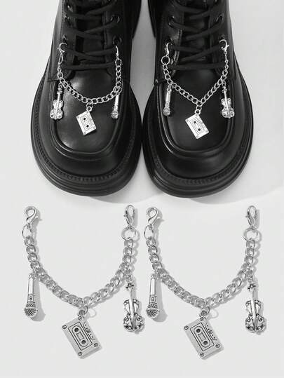 Grunge Punk Décorations de chaussures