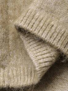 DAZY Women's Autumn Knit Short Sleeve Top And Loose Fit Skirt 2 Pieces Set