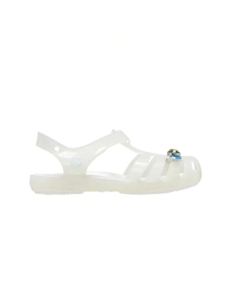 Crocs Isabella Charm Sandal T Whi - White - View 1