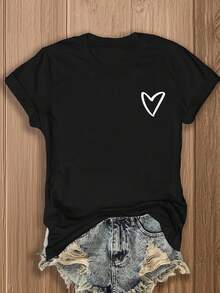 Women's Short-Sleeved T-Shirt With Round Neck, Vintage Surfboard Design, West California Surfer Style, Suitable For Summer And Spring. - Hitam - View 3
