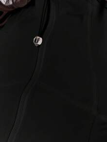 Musera Sport 塑形长袖拉链 Musera 运动夹克健身服无缝修身束腰弹力 Padel 普拉提健身沙漠跑步者 - 黑色 - 查看 6