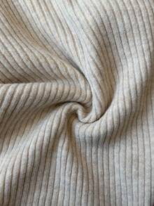 Elenzga 优雅高领蝴蝶结斗篷二合一毛衣，秋冬 - 杏色 - 查看 7