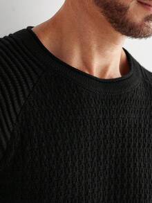 Manfinity CityGents 男士休闲纯色圆领长袖套头毛衣，Old Money，秋冬