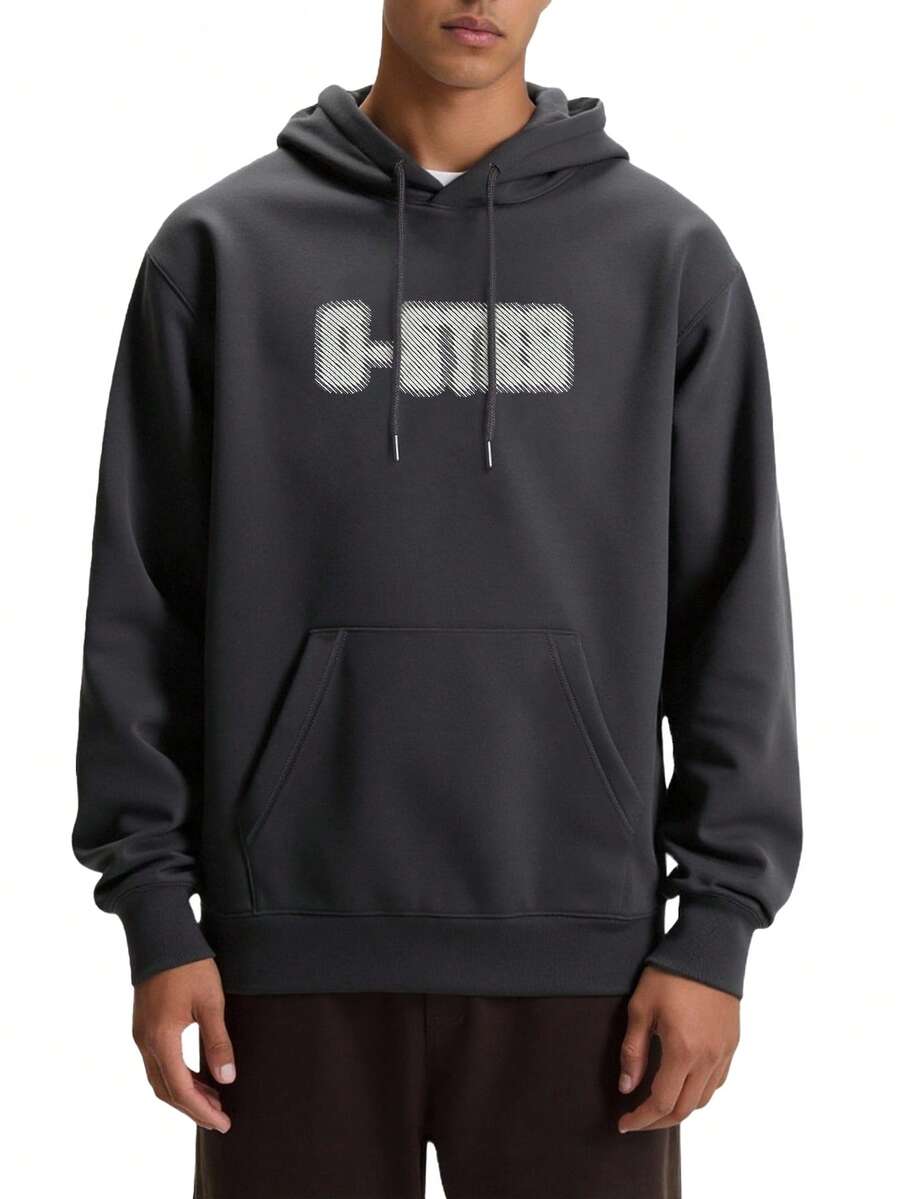 G-Star Dotted Men's Hooded Sweater Grey - Black - View 1