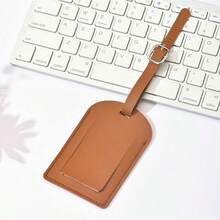 3pcs PU Leather Suitcase Labels Can Be Written Adjustable Labels Suitcase For Backpack Aviation Suitcase,Mothers Day Gift,Travel Essentials,Large Capacity,Travel Must Haves,Cruise Essentials