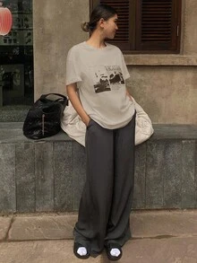 Women T-Shirts - Apricot - View 4