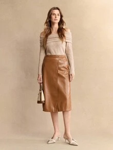 Rosivie Giày cao gót hở mũi cho nữ, màu đen, họa tiết chắp vá, thanh lịch khi đi làm, đi làm, giày trang trí khóa bên hông thời trang - Màu be - Xem 3