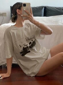 Women T-Shirts - Apricot - View 3