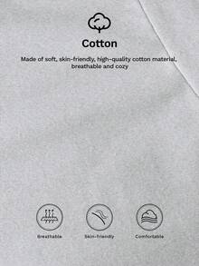 SHEIN LUNE 女士休闲纯色二合一T恤，夏季 - 灰色 - 查看 4