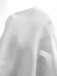 Manfinity CasualCool 男士纯色长袖素色衬衫 - 白色 - 查看 7