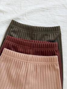 SHEIN 2件套男婴纯色T恤和裤子套装 - 彩色 - 查看 7