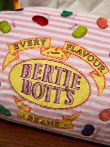 HARRY POTTER X SHEIN 1 Hộp Khăn Giấy Hình Kẹo Ngộ Ngộ, Bao Bì Kẹo Jelly Beans, Chất Liệu Nhung Mềm Mại, Hình Kẹo, Phù Hợp Với Khăn Giấy Hình Vuông, Có Thể Để Trong Phòng Khách, Văn Phòng, Xe Hơi, Quà Tặng Giáng Sinh, Ý Tưởng Quà Tặng - Màu Hồng baby - Xem 2