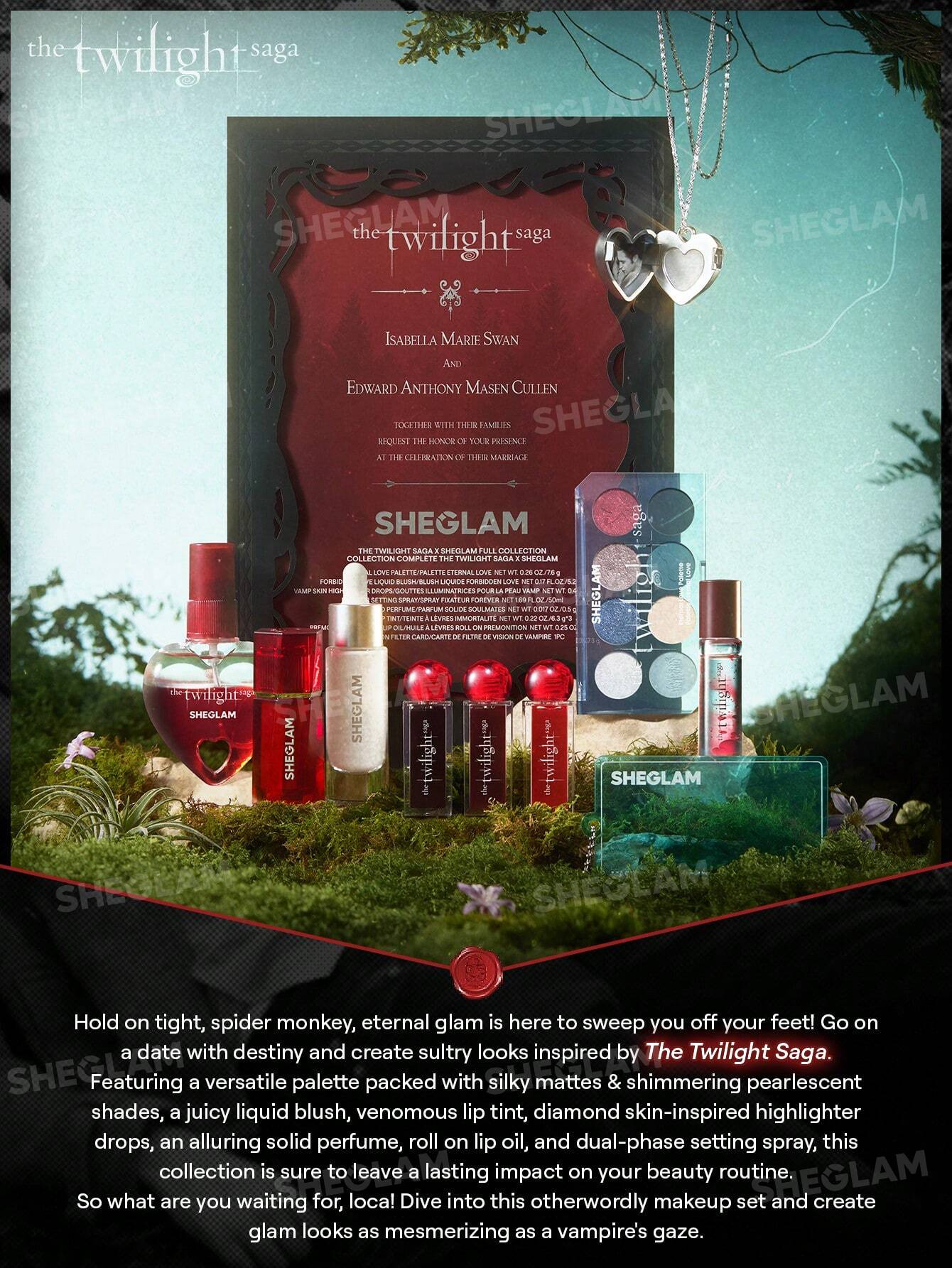 The Twilight Saga X SHEGLAM Full Collection Set