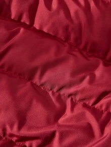 CLARA VERO Abrigo de mujer, largo, burdeos, manga larga, con cinturón - Burdeos - Ver 8