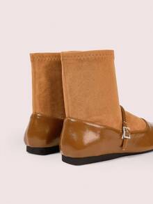 CUCCOO DOLLMOD Daphne Women's Black Ankle Boots For Autumn/Winter - Brown - View 9