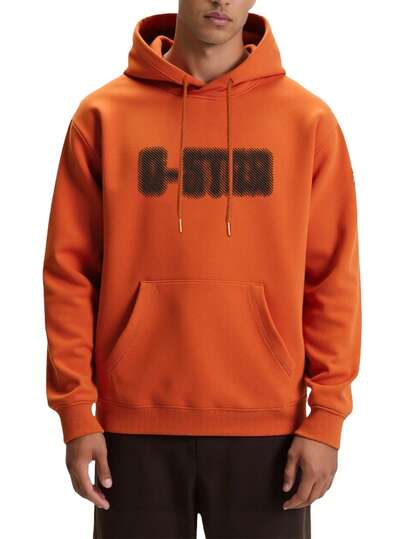 G-Star Dotted Men's Hooded Sweater Orange