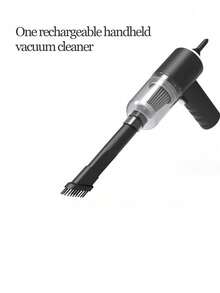1 pieza Aspiradora de mano poderosa, pequeña, inalámbrica, con succión potente para limpieza del hogar, automóvil y escritorio, herramientas de jardín