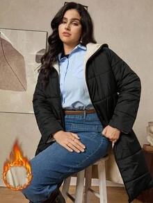 Zelara Abrigos casuales de invierno de estilo náutico para mujeres de talla grande, abrigos de estilo Navycore, disfraces de estilo antiguo de dinero para Halloween, abrigos de otoño e invierno Navycore - Multicolor - Ver 6