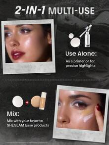 The Twilight Saga X SHEGLAM Vamp Skin Highlighter Drops Brand Beauty Makeup Face Paint Cosmetic For Women Girls Perfect For Fall Winter Ideal For Y2K Fancy Fashion Suitable For Birthday Christmas Present Party Ready Best Color