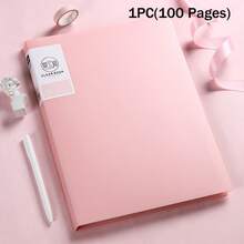 1 cái Thư mục tài liệu A4 nhiều lớp màu trơn có các trang trong suốt để quản lý giấy tờ và hồ sơ, Album lưu trữ dung lượng lớn, Quay lại trường học, Đồ dùng học tập - Nhiều màu - Xem 20