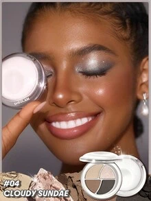 SHEGLAM Daydreamer Mini Palette-Cloudy Sundae Brand Beauty Makeup Face Paint Cosmetic For Women Girls Perfect For Fall Winter Ideal For Y2K Fancy Fashion Suitable For Birthday Christmas Present Party Ready Best Color