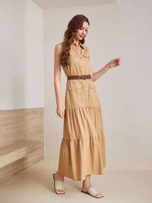 MOTF PREMIUM SQUARE TOE FLAT SANDALS - Beige - View 10