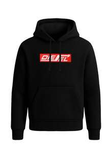 Diesel Men's Hoodies Lightweight Stretchy Soft Sports Outdoor Training A18981RIAJH-900 - 黑色 - 查看 4