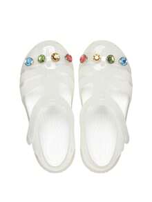 Crocs Isabella Charm Sandal T Whi - White - View 3