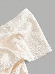 SHEIN MOD Christmas Plus Size Off Shoulder Metal Button Decor Criss-Cross Waist Jacquard Knit Apricot Top,Plus Size Off Shoulder Metal Button Decorated Cross Design Waist Jacquard Dress, Birthday Suit For Women, Casual Dress For Women, Summer Dress For Women, Honeymoon Dress For Women, Graduation Dress, Wedding Reception Dress For Women, Resort Wear For Women, Flowing Dress, Party Dress, Boho Dress For Women, Elegant Dress