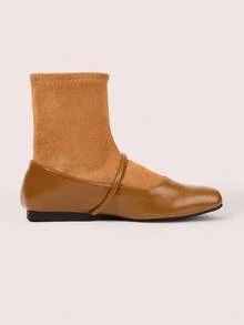 CUCCOO DOLLMOD Daphne Women's Black Ankle Boots For Autumn/Winter - Brown - View 8