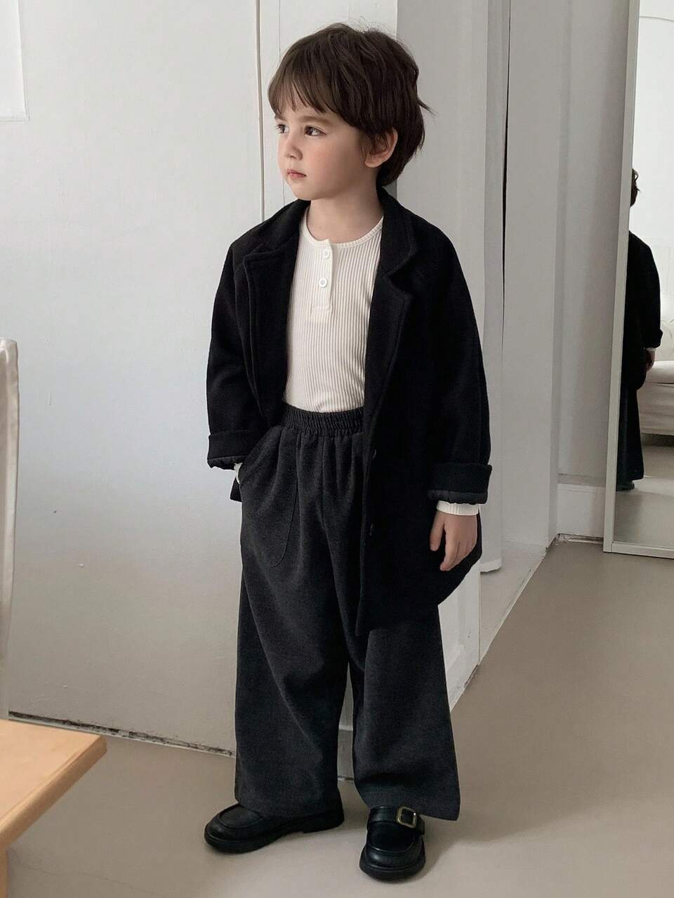 Toddler Boys' Solid Color Casual Pants