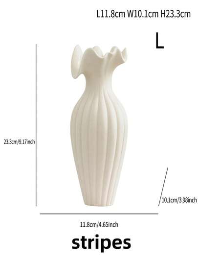 1PC Beautiful Ceramic Vase Height Of 20 Centimeters, Small In Size, Desktop Placement, Dried Flowers Fresh Flowers, Rough Frosted Surface able Novel, Moderne Young, Middle Aged Young People view 6