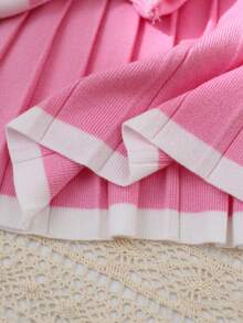 Baby Girls' Fashion Butterfly Jacquard Knit Cardigan And Skirt Set, Autumn/Winter Pink Pleated Skirt Set Baby Girl Baby Girl Pink Bow Sweater Baby Girl Pink Sweater Set Baby Girl Clothes Spring Fall Baby Girl Fall Outfit Baby Girl Pleated Skirt Set Baby Girl Fall Clothes Baby Girl Spring Outfit Baby Girls Winter Clothes Baby Girls Fall Clothes Baby Girl Fall Outfits Pink Warm Dresses For Baby Girl Baby Girl Fall Clothes Jackets Baby Girl Sweater Jacket - Pink - View 9