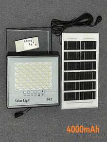 2000mAh/4000mAh/5000mAh太阳能灯户外防水聚光灯太阳能灯遥控太阳能泛光灯墙壁灯庭院灯阳光