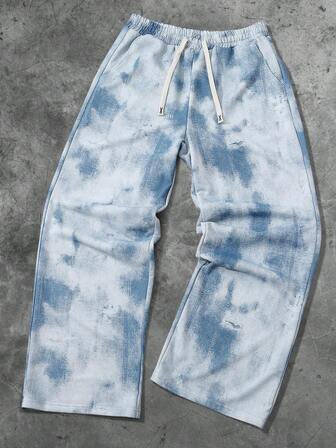 Street Life Pantaloni da uomo tie-dye, adatti per l'uso quotidiano in autunno/inverno