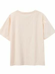 EMERY ROSE Howdy Christmas Western Christmas T-Shirt, Women's Casual Top, Round Neck Short Sleeved Plus Size Women's Clothing, Christmas T-Shirt, Suitable For Spring And Summer