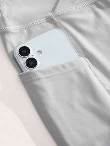 Musera Sport Quần short thể thao màu trơn, thoải mái, năng động, thích hợp cho tập luyện thể dục, chạy bộ, câu lạc bộ, Padel, Tennis, Pickleball, tập gym, chuẩn bị cho năm học mới. - Xám - Xem 8