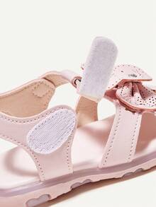 Cozy Pixies 1對女童時尚多用途粉色涼鞋,可愛兔子裝飾,夏季必備 - 粉色 - 查看 8