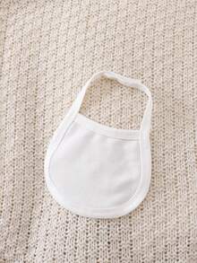 SHEIN 女婴舒适优雅蕾丝荷叶边长袖连体衣，含帽子和围兜，多件套，适合春、秋、冬日常穿着 - 彩色 - 查看 6