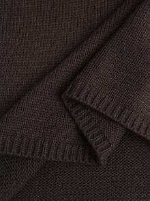 Manfinity CityGents Men's Casual Solid Color Long Sleeve Sweater, Suitable For Everyday Wear, Old Money , Fall Winter