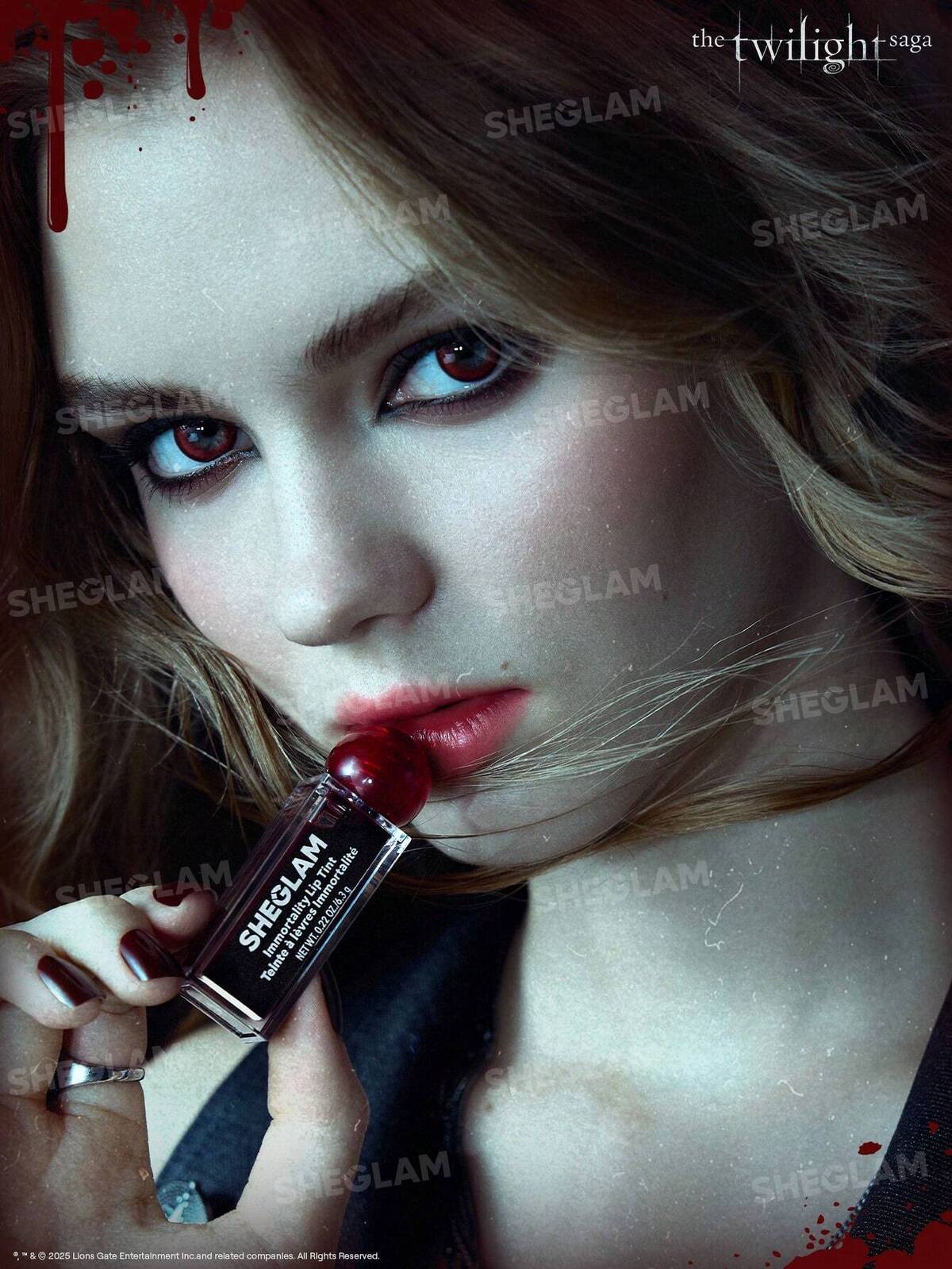 The Twilight Saga X SHEGLAM Immortality Lip Tint-Bitten