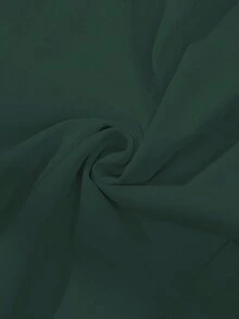 Franclia 新款时尚长款窄围巾腰带，高品质女士裙子 - 墨綠色 - 查看 3