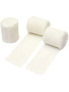 1/2/3rolls Diy Handmade Tassel Fabric Gift Packaging Chiffon Ribbon, Sky Blue 197*1.5 Inches Ribbon Suitable For Wedding Invitation, Bridal Bouquet, Gift Packaging, Diy Crafts, Bow Making,Christmas - 淺藍色 - 查看 14