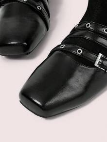 CUCCOO DOLLMOD Daphne Women Black Ankle Boots For Autumn/Winter - Black - View 6