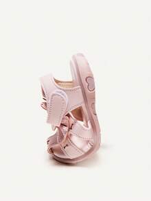 Cozy Pixies 1對女童時尚多用途粉色涼鞋,可愛兔子裝飾,夏季必備 - 粉色 - 查看 3