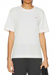 Tommy Hilfiger Logo Women's T-Shirts White - 本色 - 查看 2