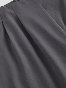 SHEIN MOD 女士灰色背心、西装外套和长裤套装、办公室套装、秋季套装、商务休闲女装、女士两件套、两件套裤子