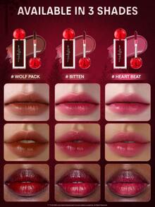 The Twilight Saga X SHEGLAM Immortality Lip Tint-Heart Beat Brand Beauty Makeup Face Paint Cosmetic For Women Girls Perfect For Fall Winter Ideal For Y2K Fancy Fashion Suitable For Birthday Christmas Present Party Ready Best Color