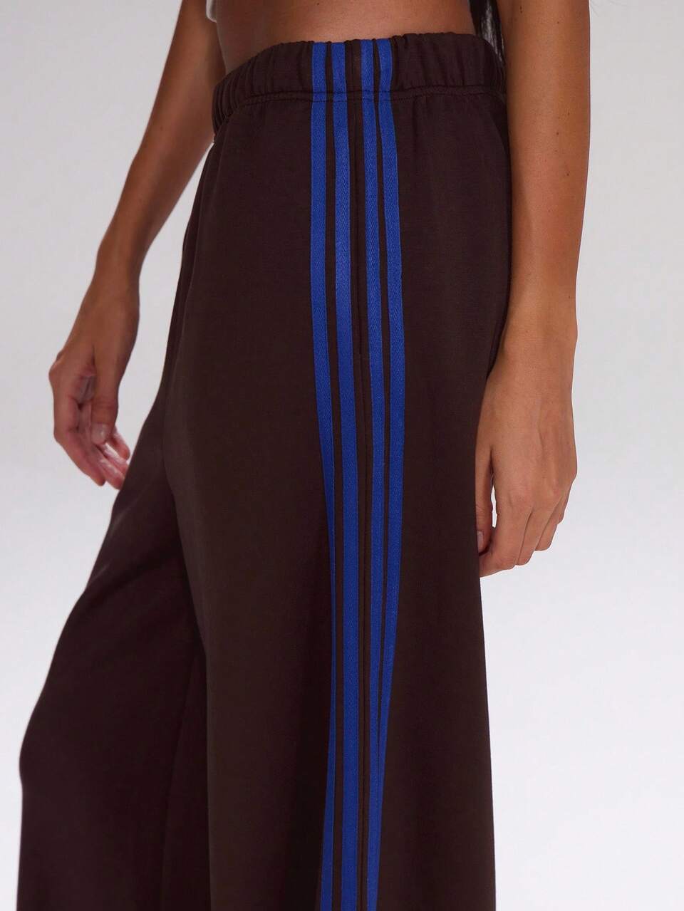 Pantaloni jogger con fasce a contrasto, gamba ampia, casual, adatti per il ritorno a scuola, lavoro, streetwear, sportivo, abbigliamento aziendale, adatti per l'inverno e l'estate