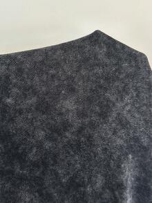 Attitoon Vintage Street Style Loose Snowflake Graphic Oversized Hoodie Sweatshirt For Women, Suitable For Fall/Winter